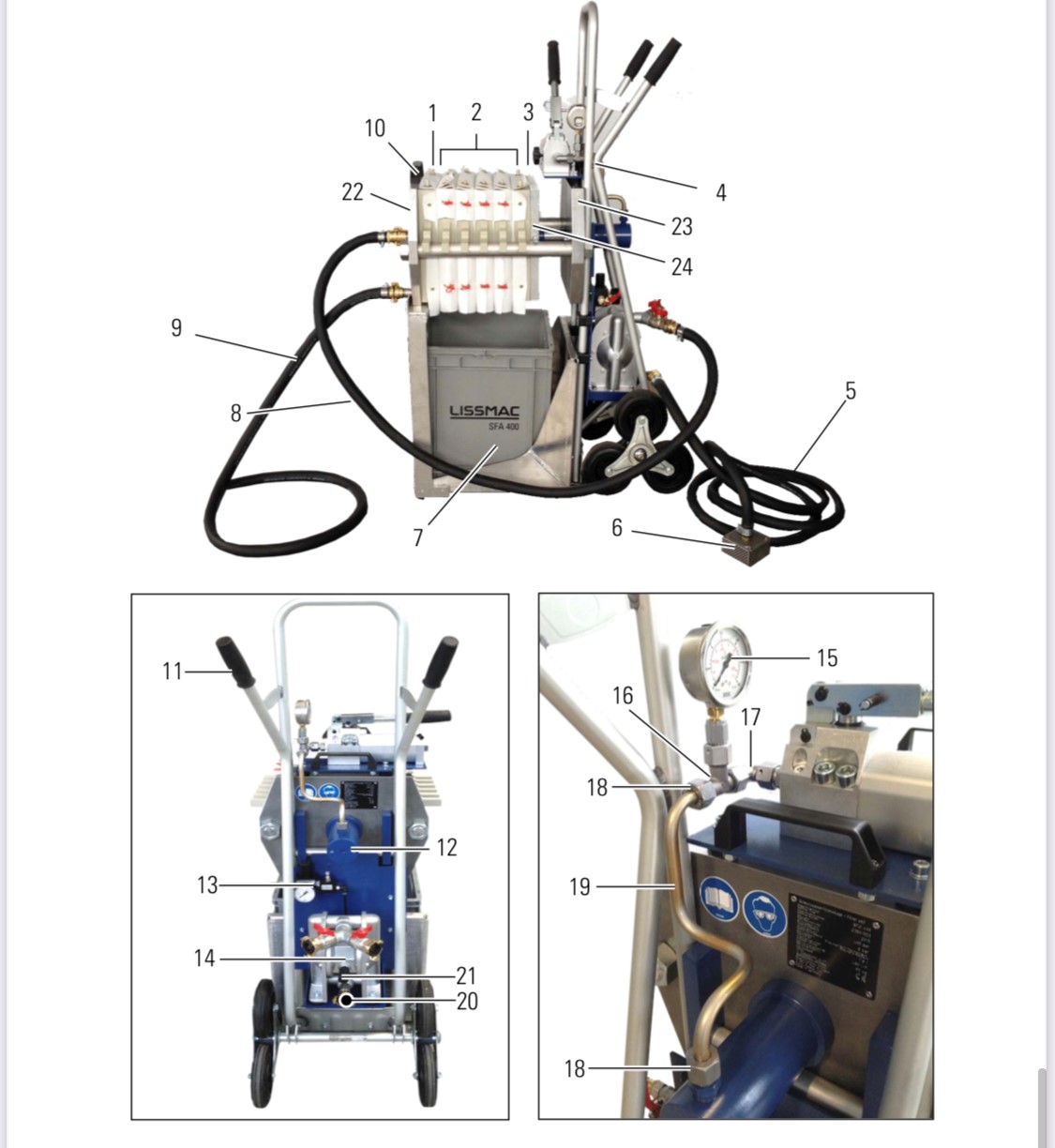 Ersatzteile Filterpresse